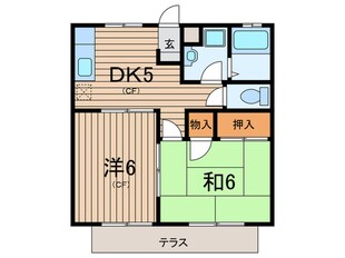 リバーハイツ甲子園の物件間取画像